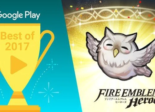 Fire Emblem Heroes bất ngờ được Google bình chọn là game hay nhất 2017 tại Nhật