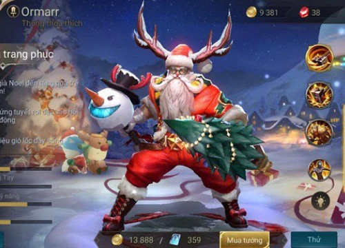 Liên Quân Mobile: Sau Ormarr Thông Thỏa Thích, 2 vị tướng này cũng sẽ có skin mừng Noel