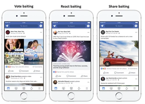 Facebook mạnh tay với các bài viết 'câu like'