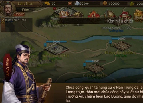 Game mobile chiến thuật Giang Sơn Của Trẫm bất ngờ "xuất hiện" tiếng Việt