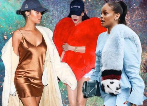 Mặc dù tổ chức bảo vệ động vật tuýt còi, Rihanna vẫn kiên quyết diện BST áo lông xuống phố