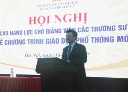 Nâng cao năng lực giảng viên sư phạm về chương trình giáo dục phổ thông mới