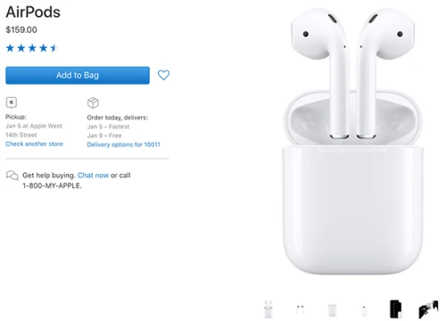 Tai nghe AirPods 'cháy hàng' trước lễ Giáng sinh