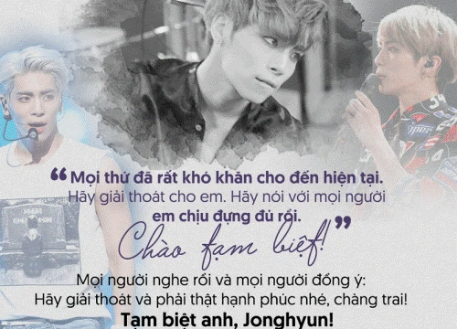 Tạm biệt Jonghyun, người đau đớn mắc kẹt trong 'thanh xuân rực rỡ'