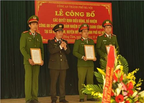 Trung tá công an được bổ nhiệm làm Trưởng Công an xã Đồng Tâm