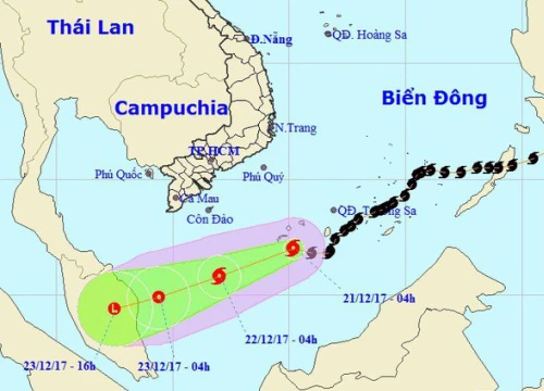 Bão số 15 suy yếu, xuất hiện bão mới hướng vào Biển Đông