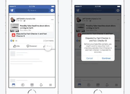 Facebook tìm cách mới chống tin tức giả mạo