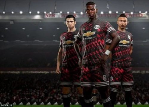 Man United, Real Madrid cùng "khoe" áo đấu thứ tư trong FIFA 18