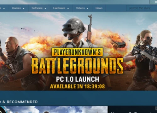 Steam xuất hiện màn đếm ngược đón chào sự ra mắt chính thức của siêu phẩm PlayerUnknown's Battlegrounds