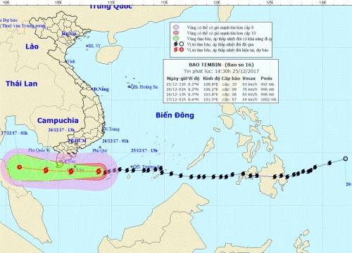 Miền Nam chính thức thoát bão số 16, hoàn lưu bão sẽ gây mưa lớn