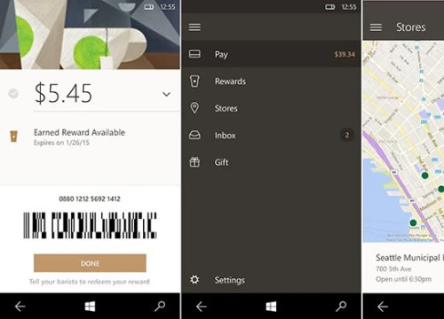 Starbucks cho Windows Mobile bị xóa khỏi Windows Store
