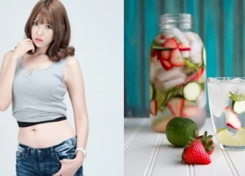 6 công thức nước detox giúp da đẹp dáng xinh đón Tết