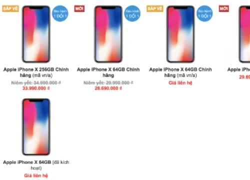 Apple có thể giảm giá iPhone 8 và iPhone X để chống ế