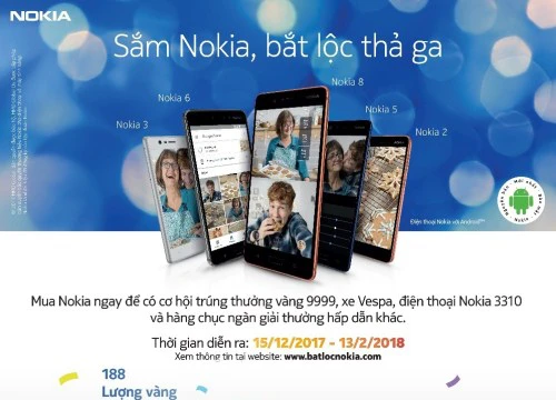 "Bắt lộc" cùng chương trình khuyến mãi lớn của Nokia