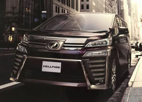 Toyota Vellfire 2018: Mạnh mẽ và thể thao hơn