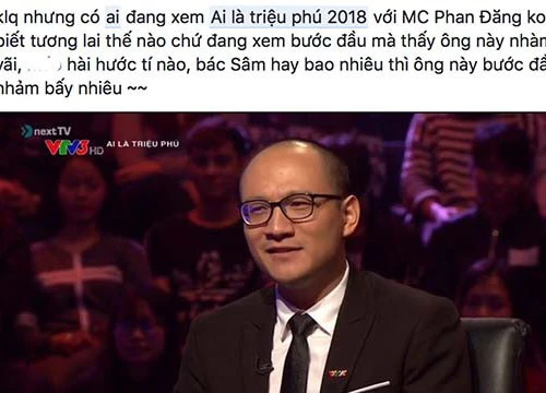 Ai là triệu phú thay MC mới, khán giả đòi "trả lại" MC Lại Văn Sâm