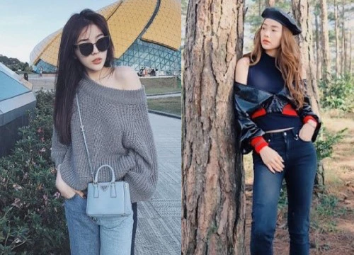 Cùng xuất hiện tại Đà Lạt, Kỳ Duyên và Minh Hằng đọ street style không khoan nhượng