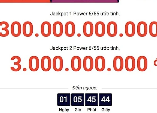 Vietlott thông tin chính thức vụ jackpot 1 lần đầu vượt 300 tỉ