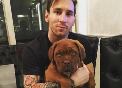 Hoảng hốt với ảnh Messi khoe chó cưng ngoại cỡ