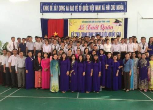 Lễ xuất quân kỳ thi chọn học sinh giỏi quốc gia năm 2018