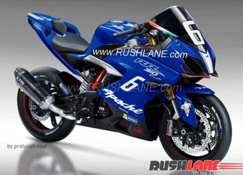 Rò rỉ hình ảnh TVS Apache RR 310 phiên bản đua