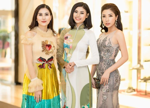 Hà Lade đọ nhan sắc với Đào Hà, Khánh Phương trong event ở Sài Gòn