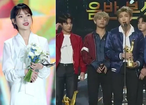 BTS và IU phá kỉ lục 10 năm của "Grammy Hàn Quốc"