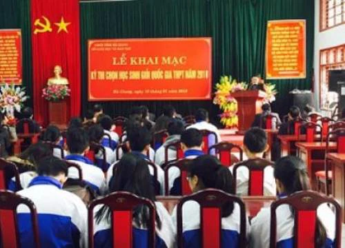 Hà Giang có 48 học sinh tham gia kỳ thi chọn học sinh giỏi Quốc gia THPT năm 2018