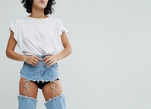 Hơn 2 triệu cho chiếc quần jeans che chỉ nửa vòng 3, ai dám mặc?