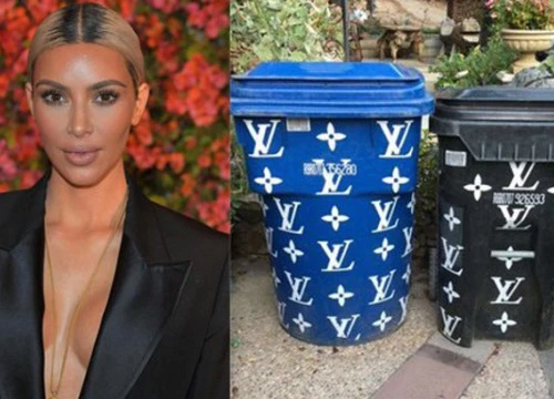 Sang thì phải như Kim Kardashian: Đến thùng rác cũng là... hàng LV giá hơn 92 triệu đồng