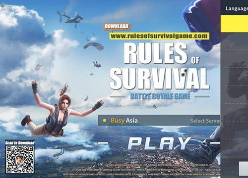 Cộng đồng game thủ phát sốt khi Rules of Survival đã hỗ trợ tiếng Việt