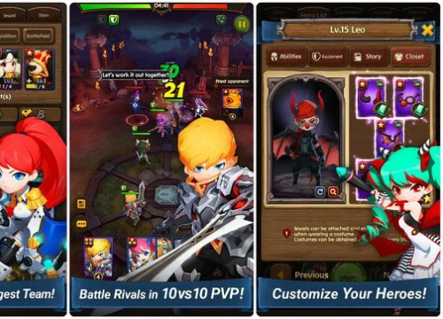 Hello Hero: Epic Battle - Game nhập vai 3D cực hot đã ra mắt, game thủ Việt hãy tải ngay