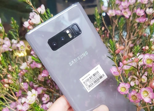 Ngắm Galaxy Note8 màu Tím khói hút hồn phái đẹp