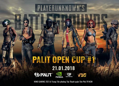 PALIT OPEN CUP: Giải đấu PUBG chuyên nghiệp dành riêng cho game thủ TP. HCM