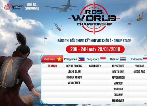 Tối mai cổ vũ TeamVN thi đấu Final RoS World Championship Asia