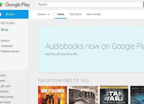 Google Play Store sẽ sớm chào bán sách nói