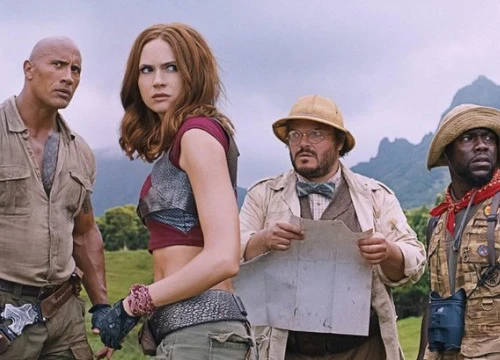 "Jumanji: Welcome to the Jungle" tiếp tục khiến tân binh bẽ mặt khi dẫn đầu BXH 3 tuần liên tiếp