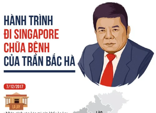 Ông Trần Bắc Hà đi Singapore chữa bệnh bằng đường nào?