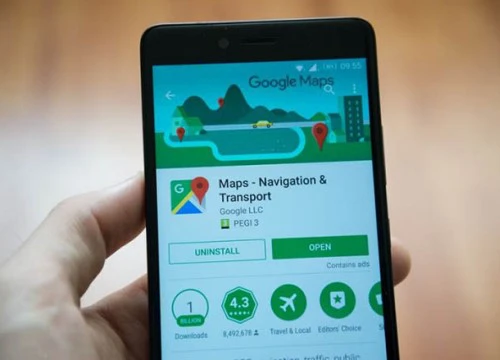 Google Maps cho phép thêm hoặc xóa địa điểm truy cập