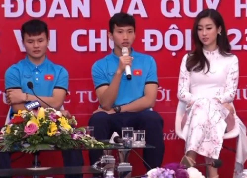 Hoa hậu Đỗ Mỹ Linh lần đầu lên tiếng sau khi âm thầm xuất hiện ở Thường Châu để cổ vũ cho U23 Việt Nam