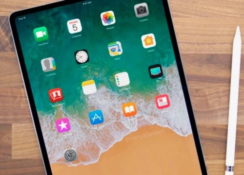 iPad Pro 2018 sẽ là bản sao thiết kế của iPhone X