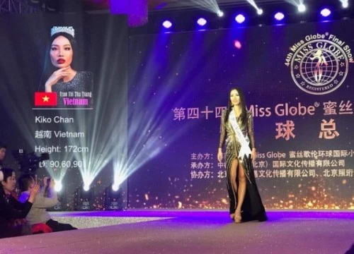 Kiko Chan lọt Top 6 chung cuộc, giành giải 'Trang phục dạ hội đẹp nhất' tại Miss Globe 2018