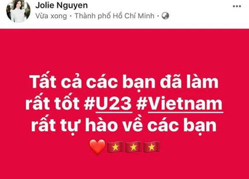 Sơn Tùng, Tóc Tiên, Thanh Tú đồng loạt gọi U23 VN là những người hùng