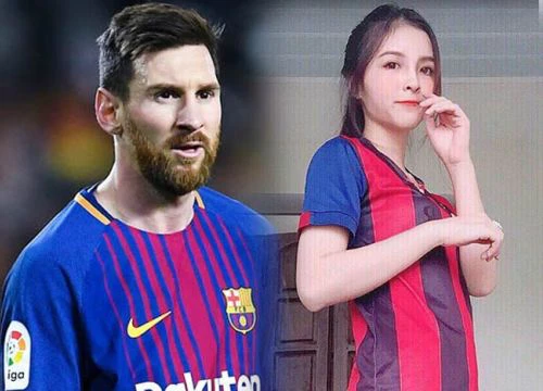 Dân mạng "bấn loạn" vì nữ sinh Hà Nội đẹp như Tây lại mê Messi điên đảo