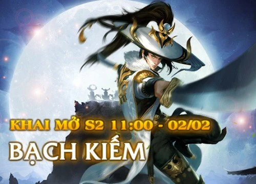 Tặng 1000 Giftcode Kiếm Tích mừng server mới S2 Bạch Kiếm