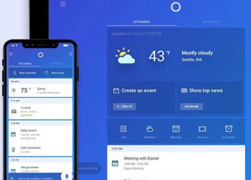 Microsoft Cortana cho iOS đã hỗ trợ iPad