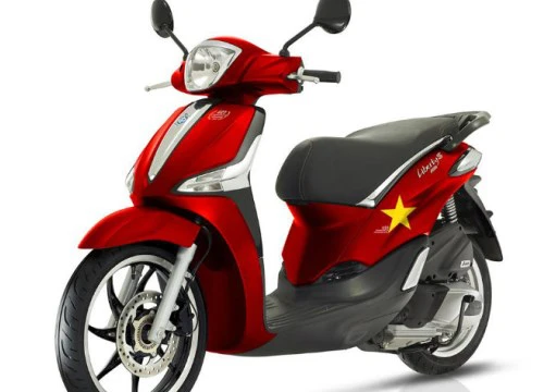 Piaggio Liberty bản U23 đánh thức đam mê bóng đá Việt