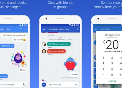 Ứng dụng Android Messages sắp có trên trình duyệt web