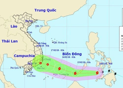 Tối nay bão Sanba vào Biển Đông