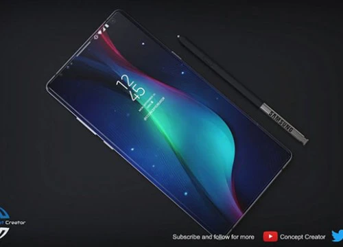 Tròn mắt trước Galaxy Note 9 với thiết kế gần như không tồn tại viền